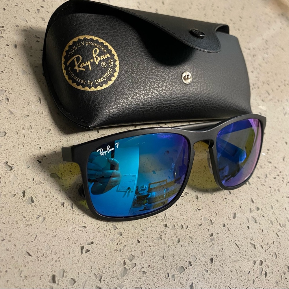 Ray-Ban Chromance Men’s Sunglasses model (used) RB 4264 polarized/ color enhance